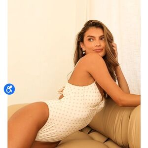 Chic Polka Dot Swimsuit